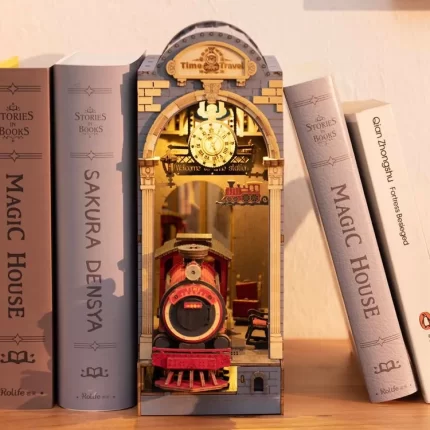 "3D Пъзел Robotime - Пътешествие във времето, 258 части, Booknook"