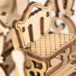 Дървен 3D пъзел Robotime - Карета, 182 части - Image 7