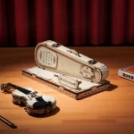 Дървен 3D пъзел Robotime - Цигулка - Image 4