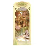 3D пъзел Robotime - Falling Sakura, 240 части, Booknook - Image 2