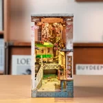 3D пъзел Robotime - Sakura Densya, 340 части, Booknook - Image 4