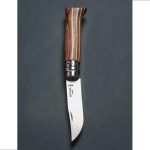 Сгъваем нож Opinel - Ламинирана кафява бреза №8, острие 8,5 см