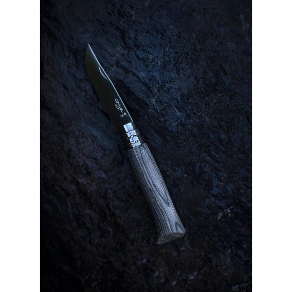 Сгъваем нож Opinel - Ламинирана сива бреза №8, острие 8,5 см - Image 4