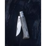 Сгъваем нож Opinel - Ламинирана сива бреза №8, острие 8,5 см