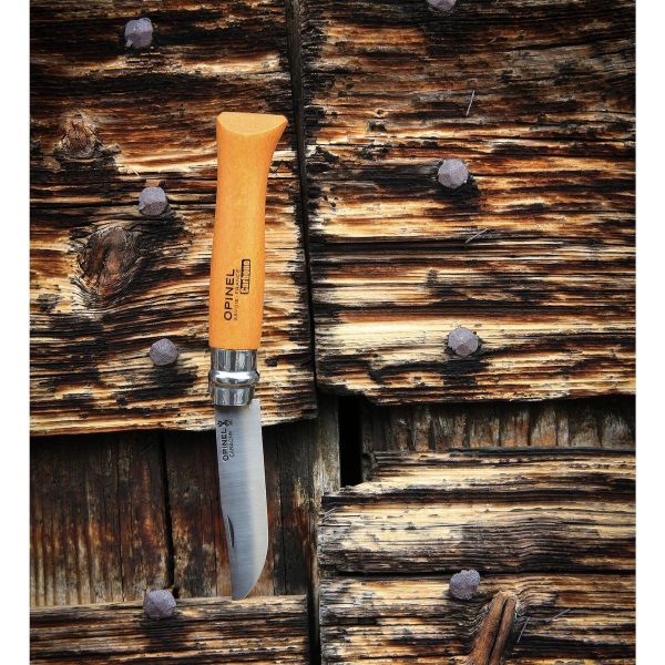 Сгъваем нож Opinel - Carbone №9, острие 9 см - Image 2