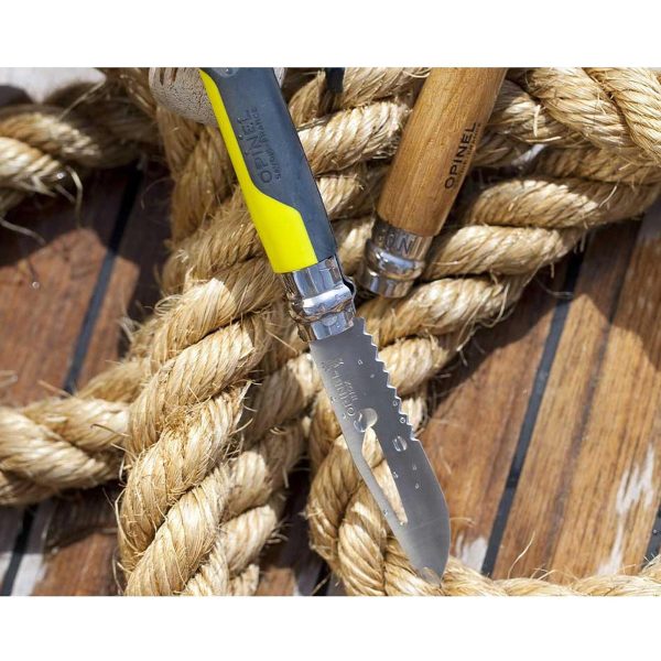 Туристически сгъваем нож Opinel - Outdoor №8, острие 8,5 см, зелено - Image 2