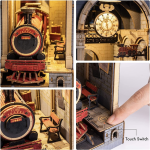 3D Пъзел Robotime - Пътешествие във времето, 258 части, Booknook - Image 3