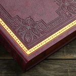 Тефтер Victoria's Journals А5 - Old Book, твърда корица, бургунди - Image 3