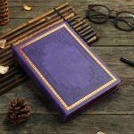 Тефтер Victoria's Journals А5 - Old Book, твърда корица, лилав