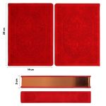 Тефтер Victoria's Journals А5 - Old Book, твърда корица, червен - Image 4