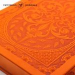 Тефтер Victoria's Journals А5 - Old Book, твърда корица, оранжев - Image 2