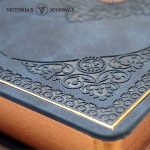 Тефтер Victoria's Journals В6 - Old Book, твърда корица, тъмно син - Image 2