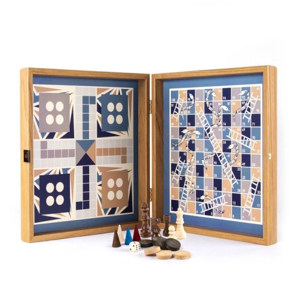 Комплект 4 в 1 Manopoulos - Navy Blue Colour, 34x34 см - Image 1