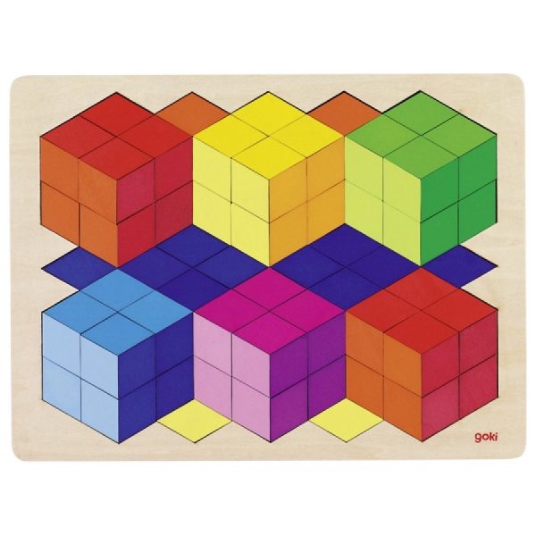 Детски дървен пъзел Goki -  3D Пъзел, 86 части - Image 1