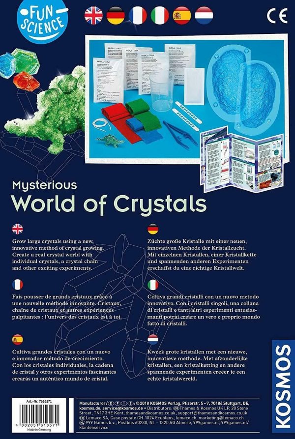 Компплект за експерименти Thames & Kosmos - Мистериозният свят на кристалите - Image 3