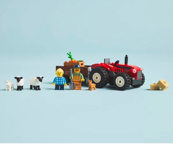 Конструктор LEGO® City 60461 - Фермерски трактор с ремарке и овца - Image 10