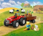 Конструктор LEGO® City 60461 - Фермерски трактор с ремарке и овца - Image 3