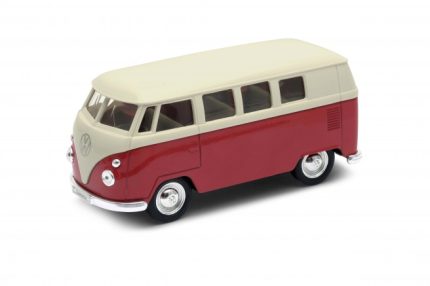 Метална количка Welly - Volkswagen T1 Bus, мащаб 1:37