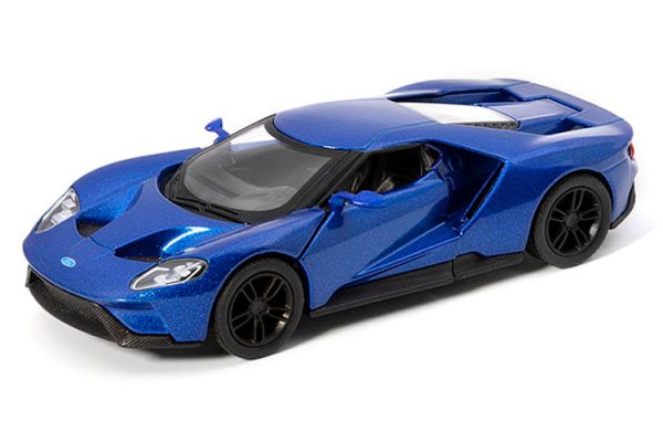 Метална количка Kinsmart - 2017 Ford GT, мащаб 1:34 - Image 1