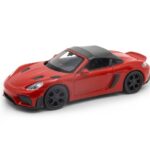 Метална количка Welly - Porsche 718 Spyder RS, мащаб 1:34
