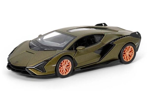 Метална количка Kinsmart - Lamborghini Sian, мащаб 1:34 - Image 1