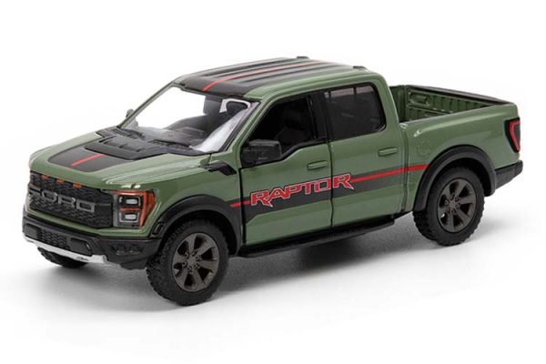 Метална количка Kinsmart - 2022 Ford F-150 Raptor 1:34 - Image 1