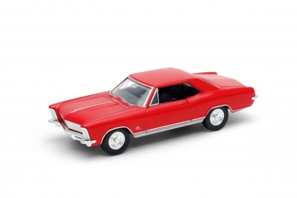 Метална количка Welly - 1965 Buick Riviera Grand Sport, мащаб 1:34 - Image 1