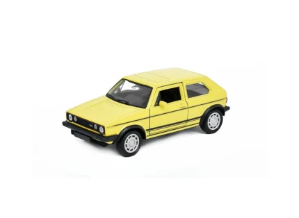 Метална количка Welly - Volkswagen Golf MK1, мащаб 1:34