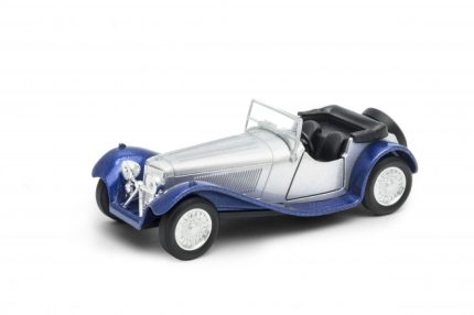 Метална количка Welly - Jaguar SS 100, мащаб 1:34