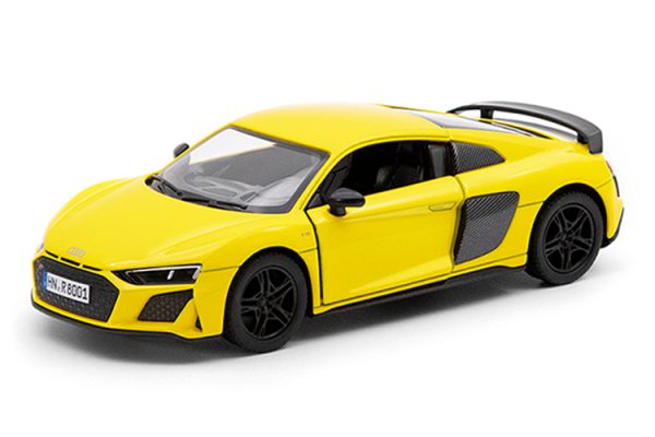 Метална количка Kinsmart - Audi R8 Coupe, мащаб 1:34 - Image 1