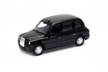 Метална количка Welly - Лондонско такси TX4, мащаб 1:34