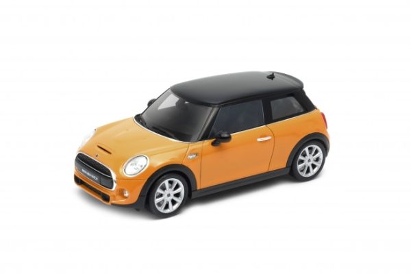 Метална количка Welly - New Mini Hatch, мащаб 1:34 - Image 1