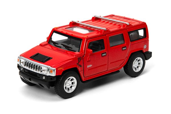 Метална количка Kinsmart - 2008 Hummer H2 SUV, мащаб 1:40 - Image 1