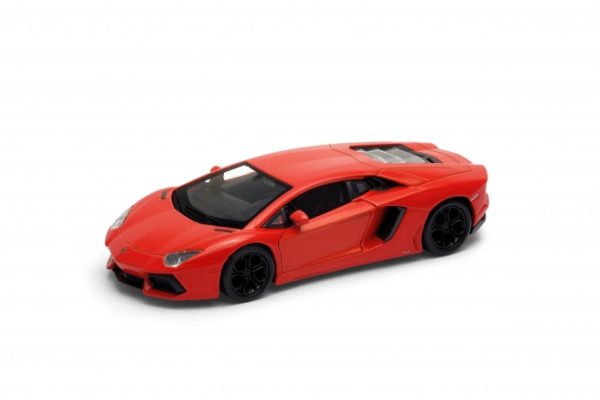Метална количка Welly - Lamborghini Aventador Coupe 1:34 - Image 1