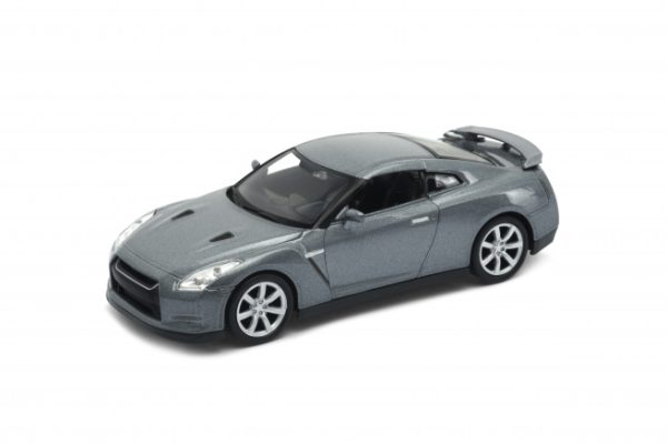 Метална количка Welly - Nissan GT-R 1:34 - Image 1
