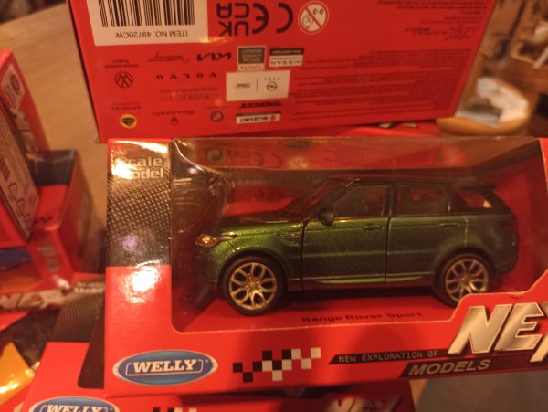 Метална количка Welly - Range Rover Sport 1:34 - Image 2