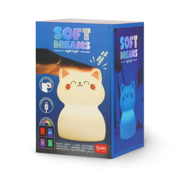 Legami - Нощна лампа Soft Dreams - Коте - Image 1