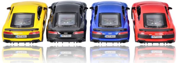 Метална количка Kinsmart - Audi R8 Coupe, мащаб 1:34 - Image 4