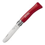 Детски сгъваем нож My First Opinel - Inox, Червен №7, острие 7,5 см