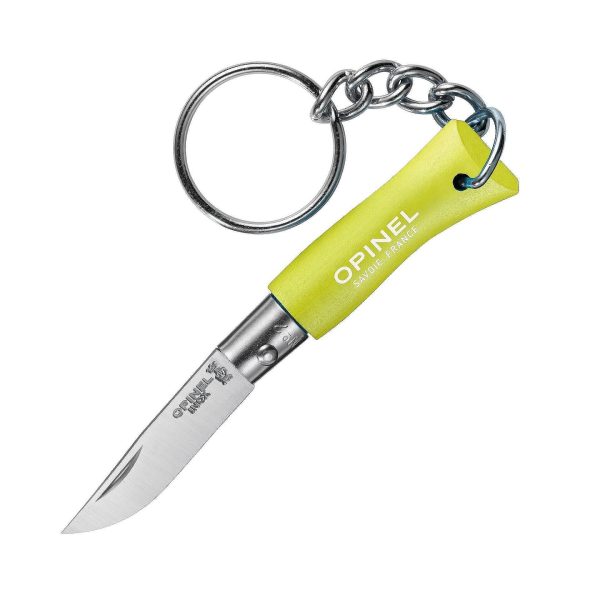 Ключодържател Opinel - Жълт №2, острие 5 см - Image 1