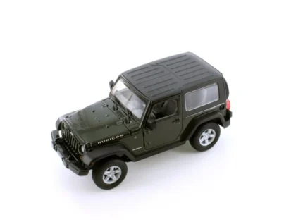 Метална количка Welly - 2007 Jeep Wrangler Rubicon, мащаб 1:34