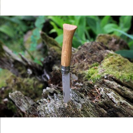 Сгъваем нож Opinel - Oak №8, острие 8,5 см, дръжка дъб