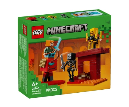 "Конструктор LEGO® Minecraft™ 21266 - Битка в недър лава"