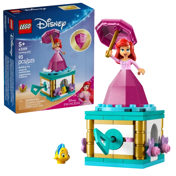 "Конструктор LEGO® Disney Princess 43259 - Въртящата се Ариел"