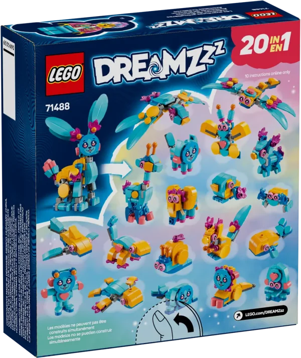 Конструктор LEGO® DREAMZzz™ 71488 - Креативни животински приключения с Бън-чу - Image 3