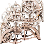 Дървен 3D пъзел Robotime - Часовник с махало, 166 части - Image 13