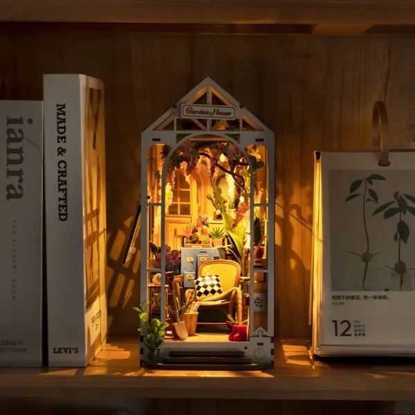 3D Booknook Robotime - Цветарница, 176 части - Image 11