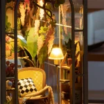 3D Booknook Robotime - Цветарница, 176 части - Image 8