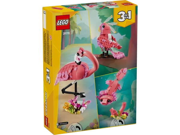 Конструктор LEGO® Creator 31136 - Фламаниго/Какаду/Аксолотъл - Image 12