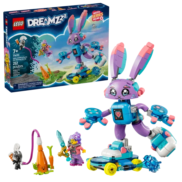 Конструктор LEGO® DREAMZzz™ 71490 - Изи и играещото зайче Бънчуро - Image 8